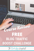 course review free blog traffic boost challenge