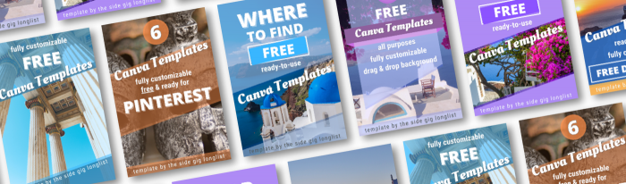 6 free Canva templates for Pinterest