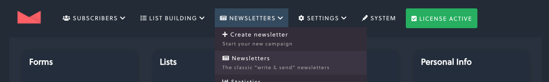 newsletter blogging tools